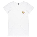 AS Colour Bevel - Womens V-Neck T-Shirt